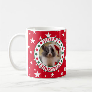 Christmas Red Bunny Lover's Custom Foto Koffiemok