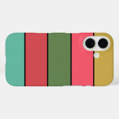 Christmas Red Gold Green Color On Watercolor Paper Case-Mate iPhone Case (Achterkant (horizontaal))