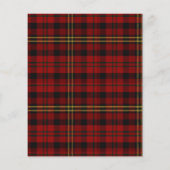 CHRISTMAS Red Tartan Photo Collage Flyer (Achterkant)