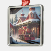 Christmas Red Train Ornament (Links)