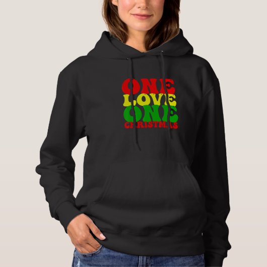 Christmas Reggae Rasta Hoodie (Voorkant)