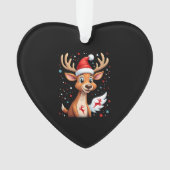christmas Reindeer (1) Ornament (voorkant)