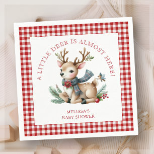 Christmas Reindeer Baby shower Servet
