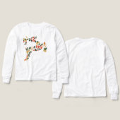 Christmas Reindeer Collage Hoodie – Festive Holida (Motif Recto et Verso)