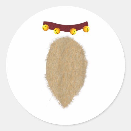 Christmas Reindeer Costume  Ronde Sticker (Voorkant)