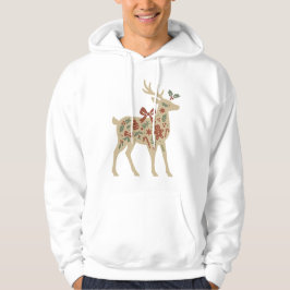 Christmas Reindeer Floral Art Kids Hoodies/Sweats Hoodie