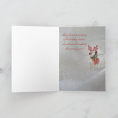 Christmas Reindeer Kaart van Janz (Binnen)