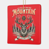 Christmas Reindeer Keramisch Ornament (Links)