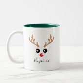 Christmas Reindeer Mug (Gauche)