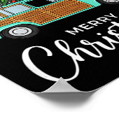 Christmas Retro Car With Christmas Tree - Merry Me Poster (Hoek)