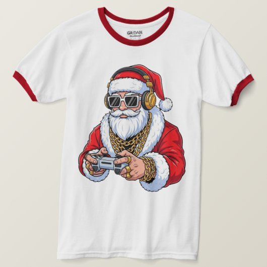 Christmas Ringer T-Shirt (Design devant)
