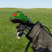 Christmas Robin Golf Driver Hoesje Golfheadcover (Insitu)