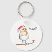 Christmas Robin Sleutelhanger (Voorkant)