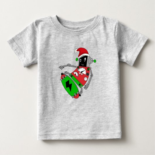 Christmas Robot T-shirt (Voorkant)