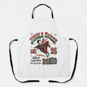 Christmas Rodeo Jingle Horse Schort (Voorkant)