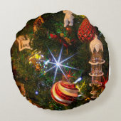 Christmas  rond kussen (Achterkant)