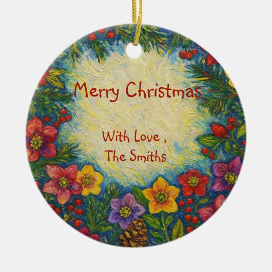 Christmas Rose Family Ornament (Voorkant)