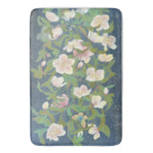 Christmas Rose & Silverwing Butterfly Nocturne Badmat (Voorkant Verticaal)