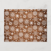 Christmas Rustic 3 PHOTO Grey Carte de vacances (Dos)