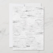 Christmas Rustic Photo Collage Famille Carte de va (Dos)