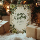 Christmas Rustic Woodland Charm Feestdagenkaart