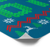 Christmas Santa 67 Six Seven Meme Ugly Sweater  Poster (Hoek)