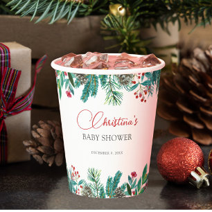 Christmas Santa Baby genderneutraal Papieren Bekers