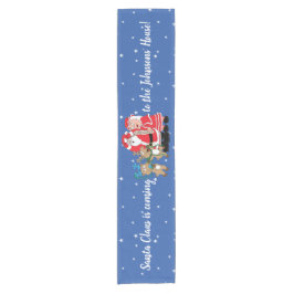 Christmas Santa Claus Lighter Personalize 14 x 72 Korte Tafelloper