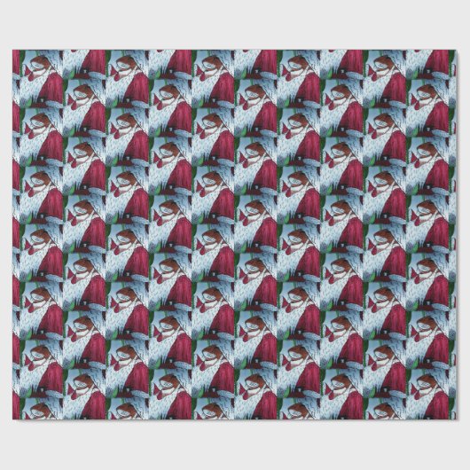 CHRISTMAS SANTA CLAUS MOUSE CADEAUPAPIER (Vlak)