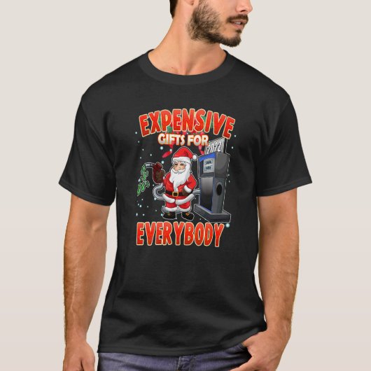Christmas Santa Clause Expensive T-shirt (Voorkant)
