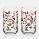 Christmas Santa Ghost Glass Cups (Verso)