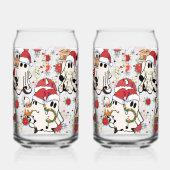 Christmas Santa Ghost Glass Cups Blikvorm Glas (Links)