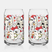 Christmas Santa Ghost Glass Cups Blikvorm Glas (Rechts)