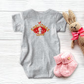 Christmas Santa Gingerbread Alphabet G Romper