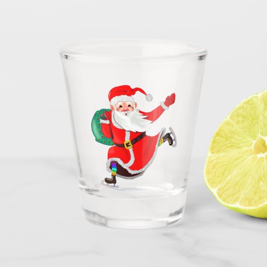 Christmas Santa Shot Glass Glas (Voorkant)