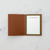 Christmas Santa's workshop North pole customizable Feestdagen Kaart (Binnen)