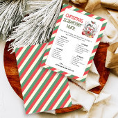 Christmas Scavenger Hunt Game Feestdagenkaart