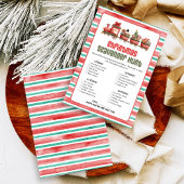 Christmas Scavenger Hunt Game Feestdagenkaart