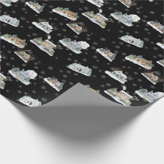 Christmas Scene Wrapping Paper Cadeaupapier
