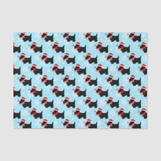 Christmas Scottie Dogs Pattern Tissuepapier
