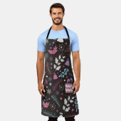 Christmas seamless pattern with tree,  snow,  gift schort (Gedragen)