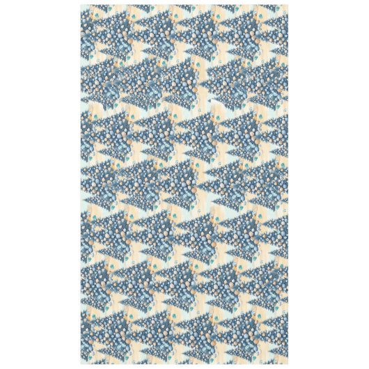 Christmas Seashells Tree Beach Tafelkleed (Voorkant)