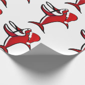 CHRISTMAS SHARK CADEAUPAPIER (Hoek)