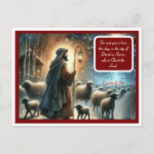 Christmas Shepherd Briefkaart (Voorkant)