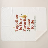 christmas sherpa deken (Voorkant (horizontaal))