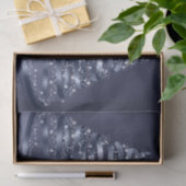 Christmas Shiny Blue Ribbon Tree Sparkle Tissuepapier (Geschenk)