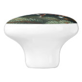 Christmas Silver Bell stijl Keramische Knop (Zijkant)