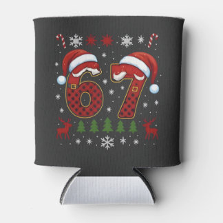 Christmas Six Seven 67 Santa Xmas Gen Alpha Blikjeskoeler