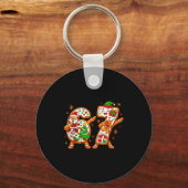 Christmas Six Seven Dabbing Cool Meme 67 Xmas Dab  Sleutelhanger (Voorkant)