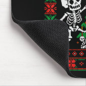Christmas Skeleton I Prefer Halloween Ugly Christm Muismat (Hoek)